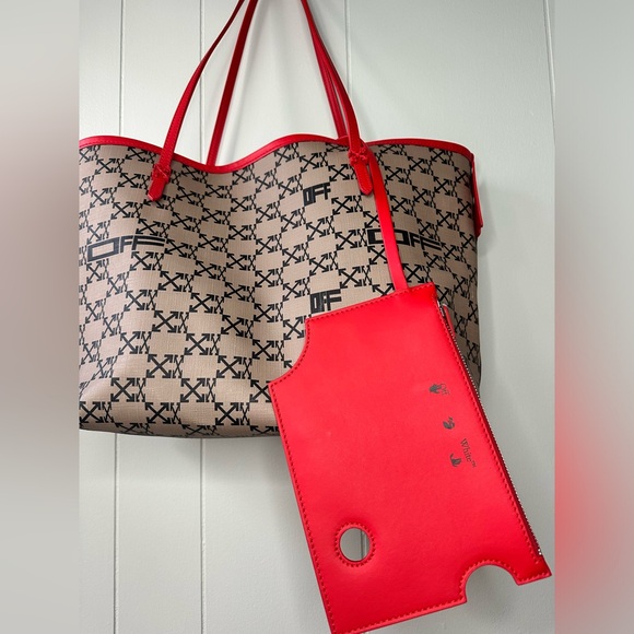 Off-White Virgil Abloh Day-Off 33 Monogram Tote w Pouch - Picture 6 of 16